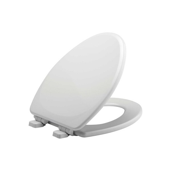 Bemis Mfg.. WHT Elong Toilet Seat 143SLOW 000 Zoro